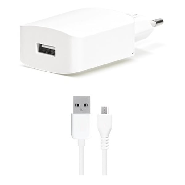 Passion4 Wall Charger + Micro USB Cable White 1m Passion4 Wall Charger + Micro USB Cable White 1m