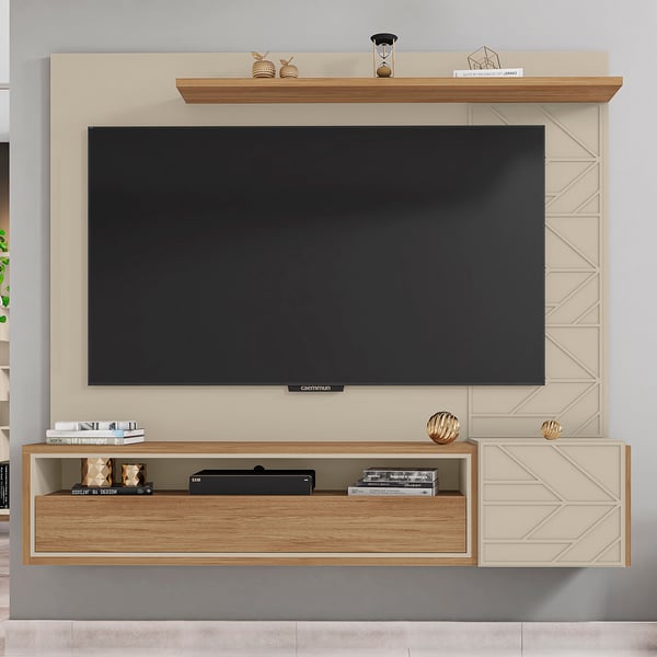 Ah Furniture - Prisma Floating Tv Unit With Storage