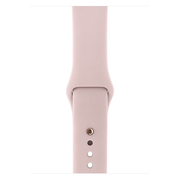 Buy Apple Watch Series 3 Gps 38mm Gold Aluminium Case With Pink Sand Sport Band Price Specifications Features Sharaf Dg