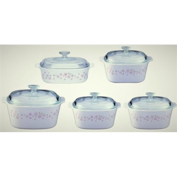 CorningWare Chef 10pcs Classic Set Sakura CorningWare Chef 10pcs Classic Set Sakura