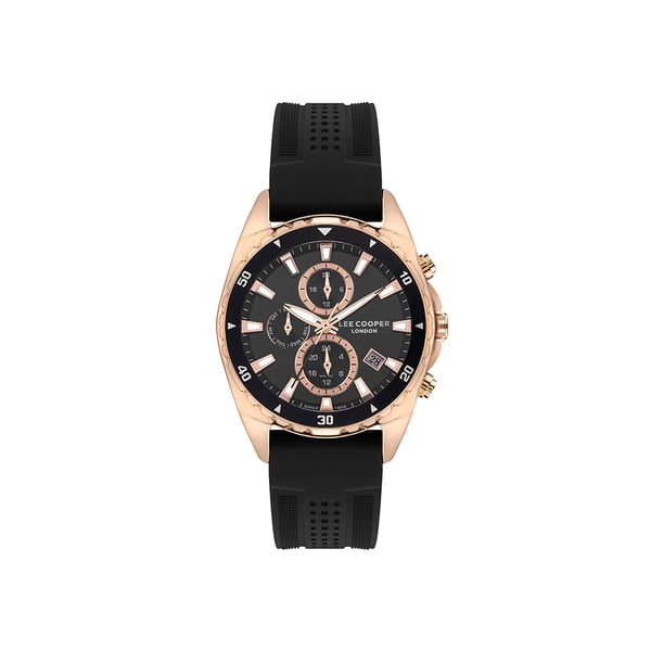 LEE COOPER Men's Multi Function Black Dial Watch - LC07527.451