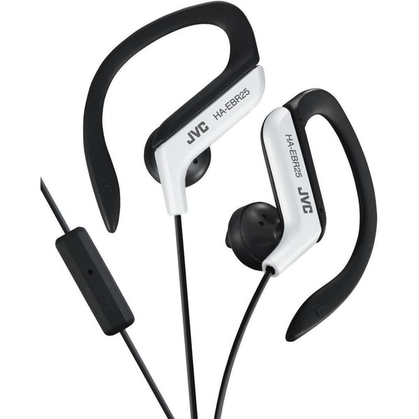 JVC HA-EBR25-W Sports Clip Headphones White