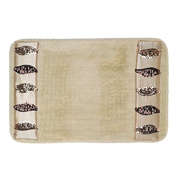 Popular Bath Bath Rug, Shimmer Collection, 21x12 Popular Bath Bath Rug, Shimmer Collection, 21x12