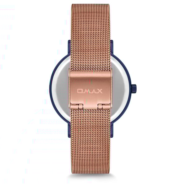 Omax Marble Collection Rose Gold Mesh Analog Watch For Women MR01S48I Omax Marble Collection Rose Gold Mesh Analog Watch For Women MR01S48I