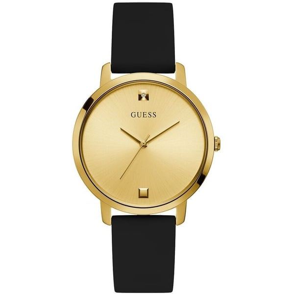 Guess Nova Black Silicone Analog Watch For Women GW0004L1 Guess Nova Black Silicone Analog Watch For Women GW0004L1