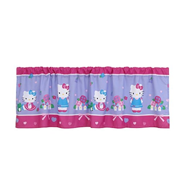 Sanrio Hello Kitty Springtime Friends Window Valance, Pink Sanrio Hello Kitty Springtime Friends Window Valance, Pink