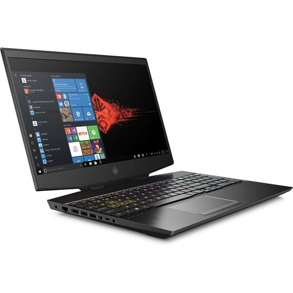 HP OMEN 15-DH1003NE Gaming Laptop - Core i7 2.6GHz 32GB 1TB 8GB Win10 15.6inch FHD Black English/Arabic Keyboard HP OMEN 15-DH1003NE Gaming Laptop - Core i7 2.6GHz 32GB 1TB 8GB Win10 15.6inch FHD Black English/Arabic Keyboard