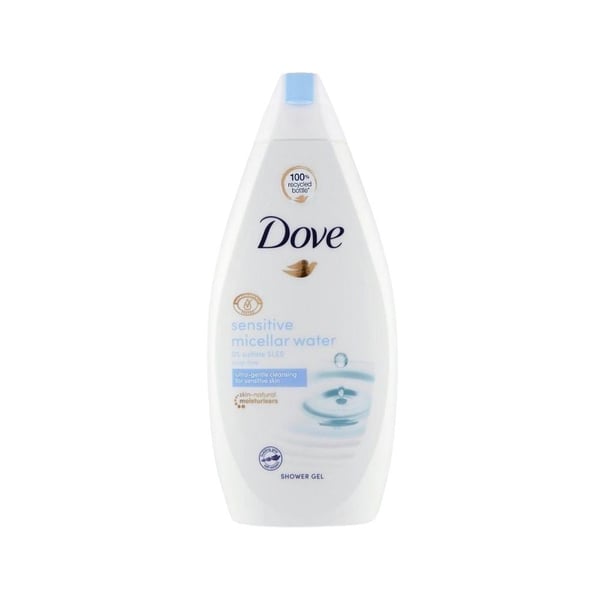 Dove Sensitive Micellar Water Soap Free Shower Gel 500ml