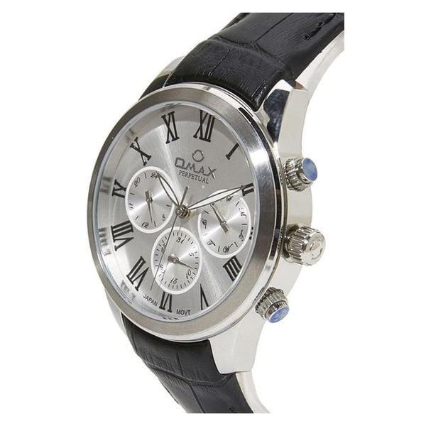 Omax PG10P62I Mens Multifunction Leather Watch Omax PG10P62I Mens Multifunction Leather Watch