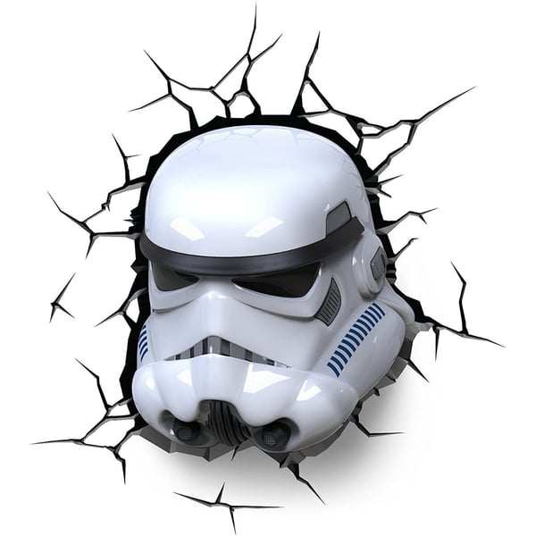 Star Wars Storm Trooper 3D Decor LED Wall Light Star Wars Storm Trooper 3D Decor LED Wall Light