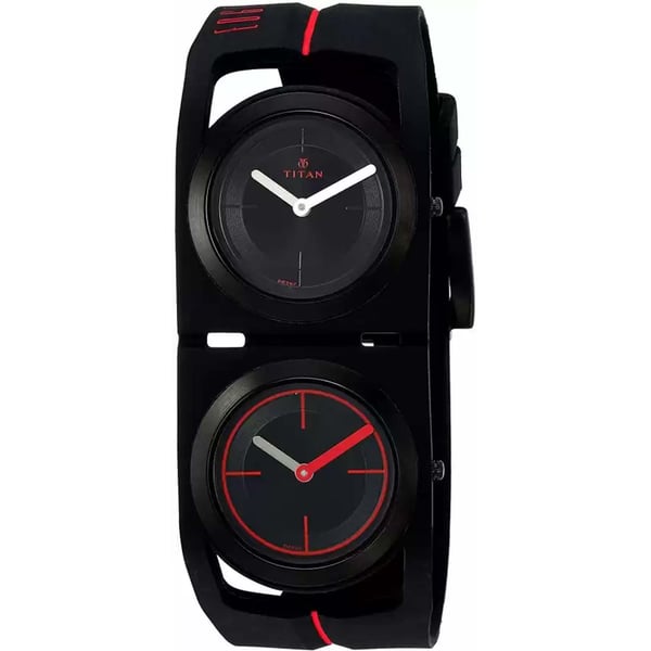 Titan dual discount time watch