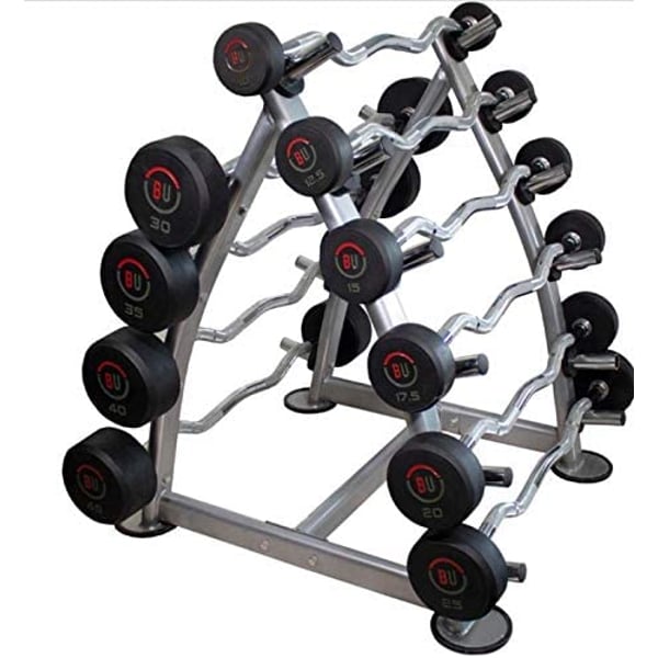 Miracle Fitness Fixed Curl Barbell weight - 10kg to 45kg - 10 pair BU-CURL