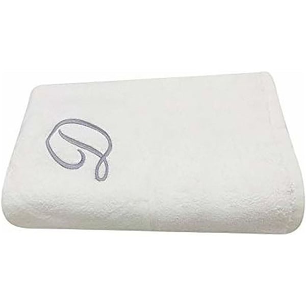 Personalized For You Cotton White D Embroidery Bath Towel 70*140 cm