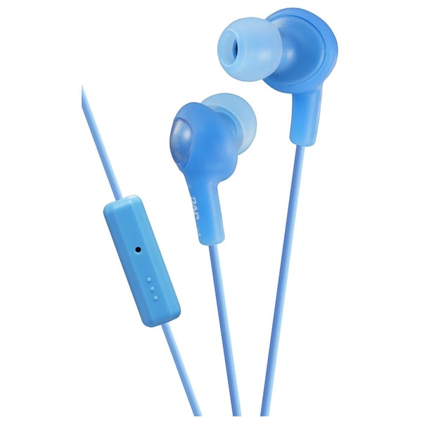 JVC Gumy Plus Wired Earphone Blue - HAFR6A