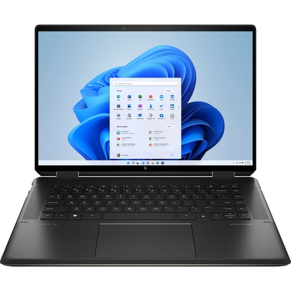 HP Spectre X360 16-F1000NE 6H5Q1EA 2 in 1 Laptop - Core i7 2.3GHz 16GB 1TB Shared Win11Home 16inch 3K+ Black English/Arabic Keyboard HP Spectre X360 16-F1000NE 6H5Q1EA 2 in 1 Laptop - Core i7 2.3GHz 16GB 1TB Shared Win11Home 16inch 3K+ Black English/Arabic Keyboard