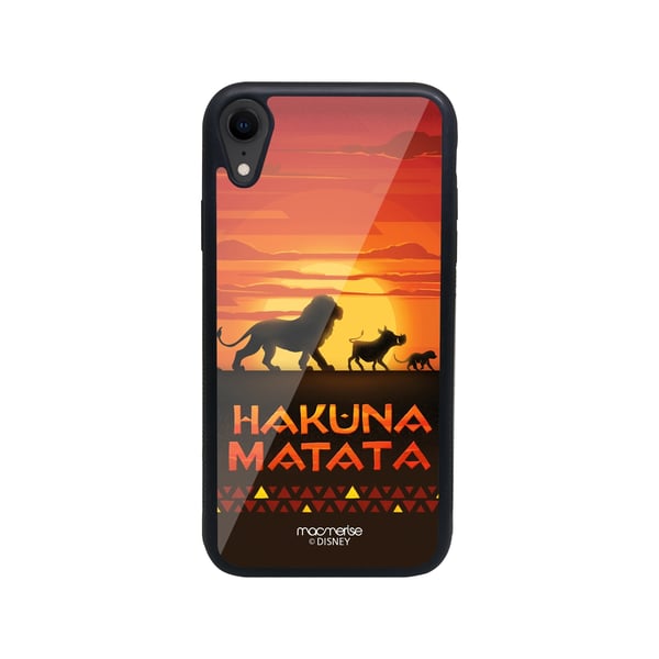 Hakuna Matata - Glass Case for iPhone XR Hakuna Matata - Glass Case for iPhone XR