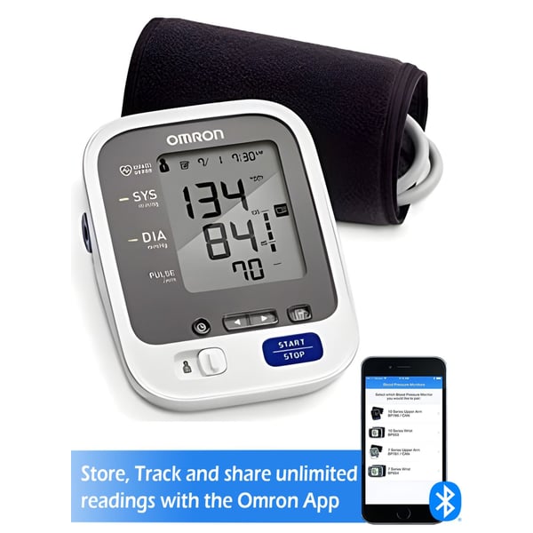 Omron Upper Arm Blood Pressure Monitor With Bluetooth Smart App And Advanced Accuracy