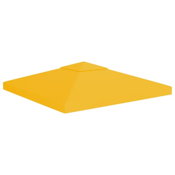 Vidaxl 2-tier Gazebo Top Cover 310 G/m² 3x3 M Yellow