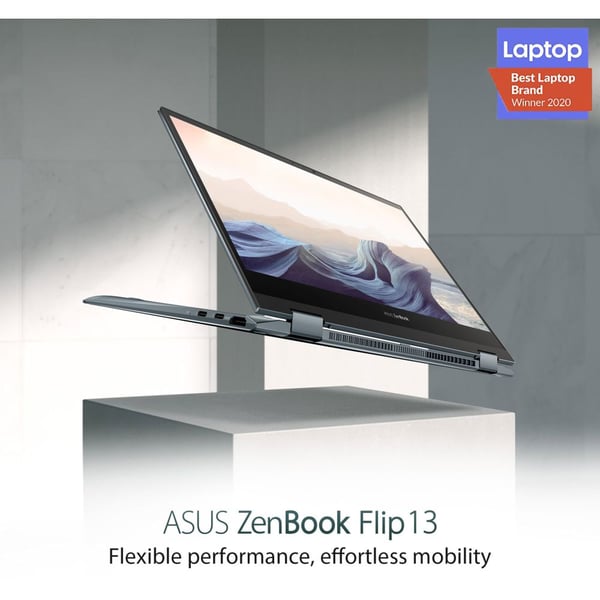 Asus ZenBook Flip 13 2 in 1 UX363JA-EM176T Laptop – Core i5 1.1GHz 8GB 512GB Shared Win10Home 13.3inch FHD Pine Grey English/Arabic Keyboard Asus ZenBook Flip 13 2 in 1 UX363JA-EM176T Laptop – Core i5 1.1GHz 8GB 512GB Shared Win10Home 13.3inch FHD Pine Grey English/Arabic Keyboard