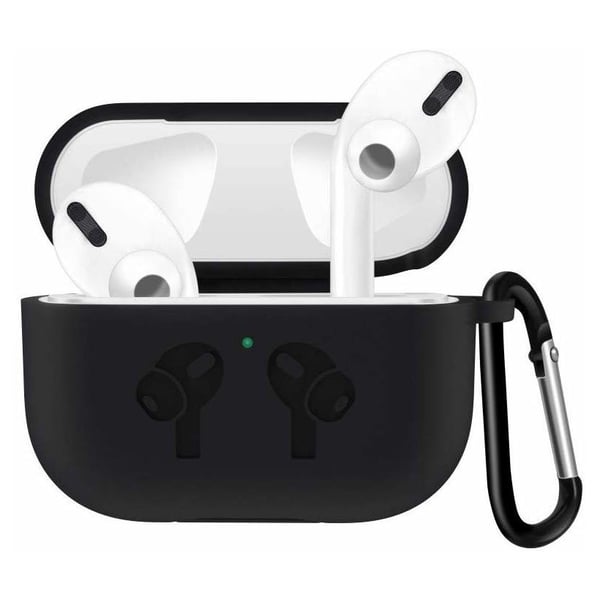 Glassology Silicone Case With Hooks For Airpods Pro Black Glassology Silicone Case With Hooks For Airpods Pro Black