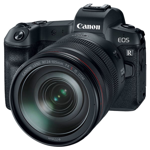Canon EOS R Mirrorless Digital Camera Black With RF 24-105mm f/4L IS USM Lens Canon EOS R Mirrorless Digital Camera Black With RF 24-105mm f/4L IS USM Lens