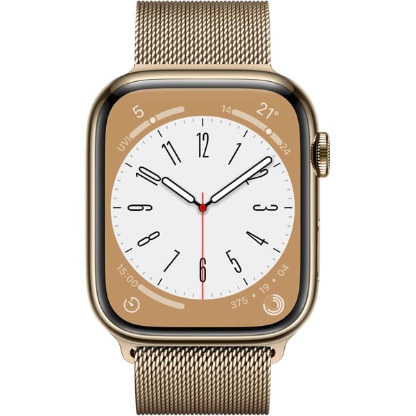 Buy Apple Watch Series 8 GPS + Cellular 41mm Gold Stainless Steel Case
