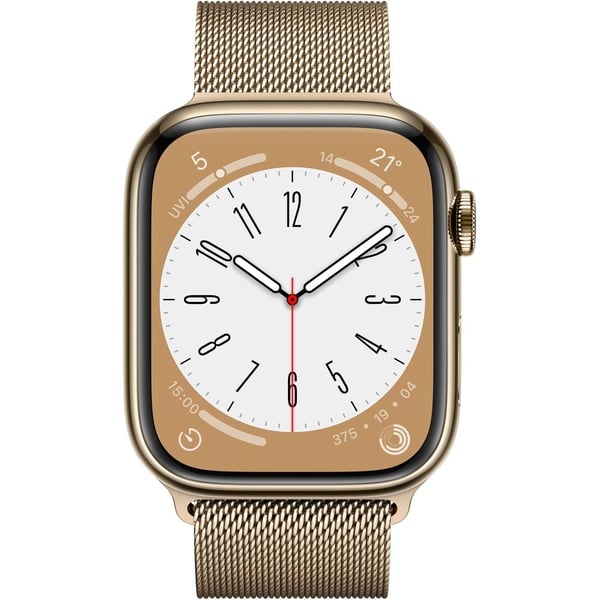apple watch 4 gold stainless steel case with gold milanese loop