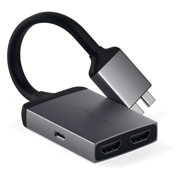 Satechi Type-C Dual HDMI Adapter Space Grey