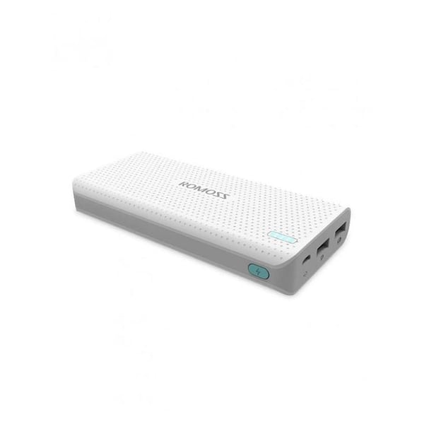 Romoss Power Bank 15000mAh White - SENSE15PHP15 Romoss Power Bank 15000mAh White - SENSE15PHP15