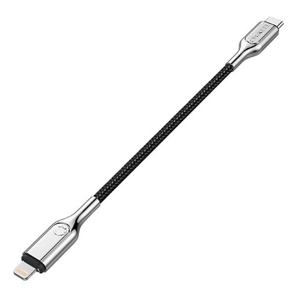 Cygnett Armoured Lightning to USBC Cable Black 10cm
