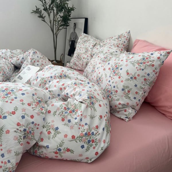 Buy Premium King size 6 pieces Retro style with candy pink color