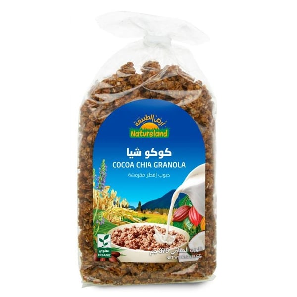 Natureland Cocoa Chia Granola 375g