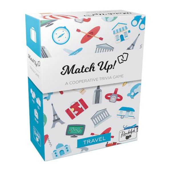 Randolph Match Up Travel Cooperative Trivia Board Game 1 To 10 Players Ages 10