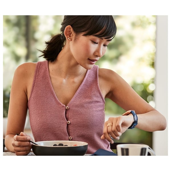 Buy Fitbit Versa 2 Special Edition Smartwatch Navy & Pink Woven