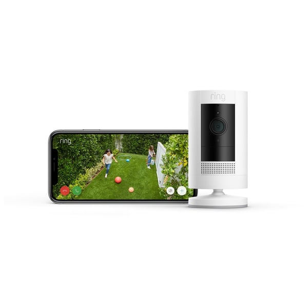 Ring Stick UP Battery Indoor/Outdoor Security Camera White Ring Stick UP Battery Indoor/Outdoor Security Camera White