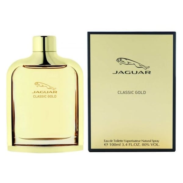 Jaguar Classic Gold Perfume For Men 100ml Eau de Toilette Jaguar Classic Gold Perfume For Men 100ml Eau de Toilette