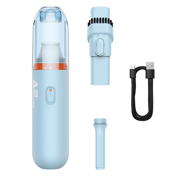 Baseus A2 Pro Car Vacuum Cleaner Cordless Portable 6000Pa Powerful with HEPA Filter - Blue