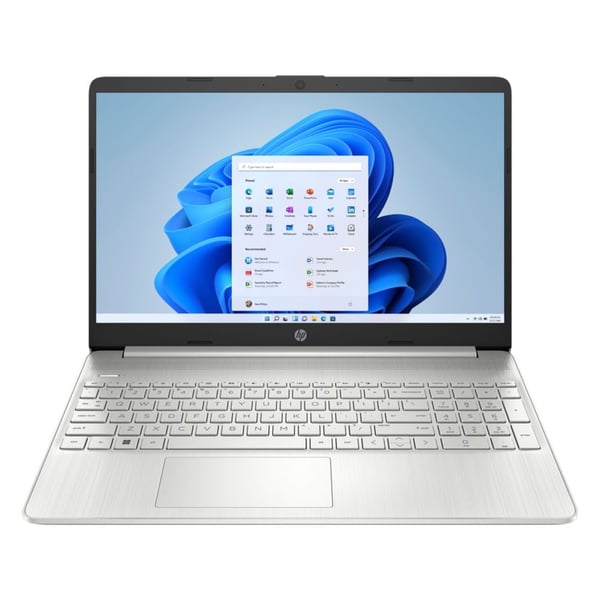HP 15S-FQ5002NE Laptop - Core i5 1.3GHz 8GB 512GB Shared Win11Home 15.6inch FHD Silver English/Arabic Keyboard