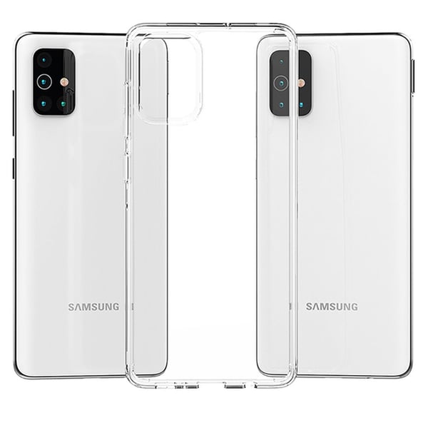 Maxguard Tempered Glass with Back Case Clear Samsung A71
