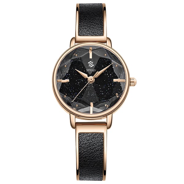 Stylo Women's Analog Black Dial Watch - S20505-rbbb
