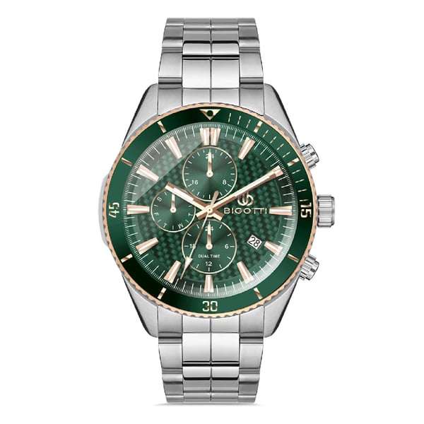 Bigotti Milano Mens Stainless Steel Strap Watch - Bg.1.10337-4 Bigotti Milano Mens Stainless Steel Strap Watch - Bg.1.10337-4