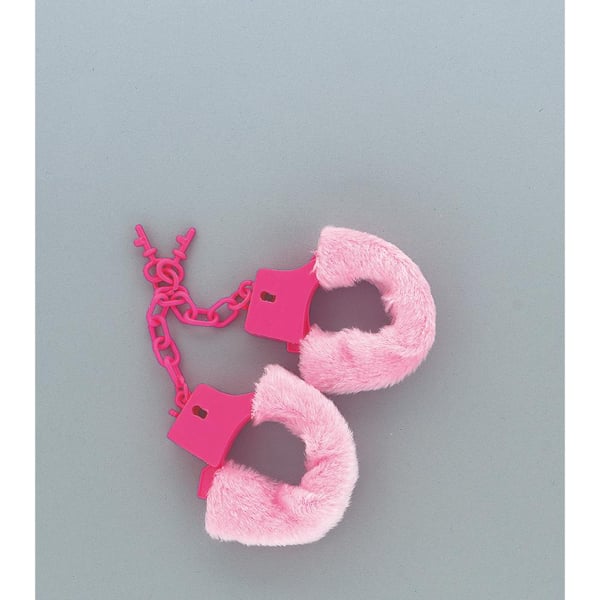Unique- Bride To Be Pink Fur Wrist Handcuffs Unique- Bride To Be Pink Fur Wrist Handcuffs