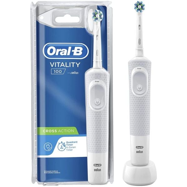 Braun Vitality Cross Action TRAVEL PACK Oral-B Toothbrush D100.414.1X