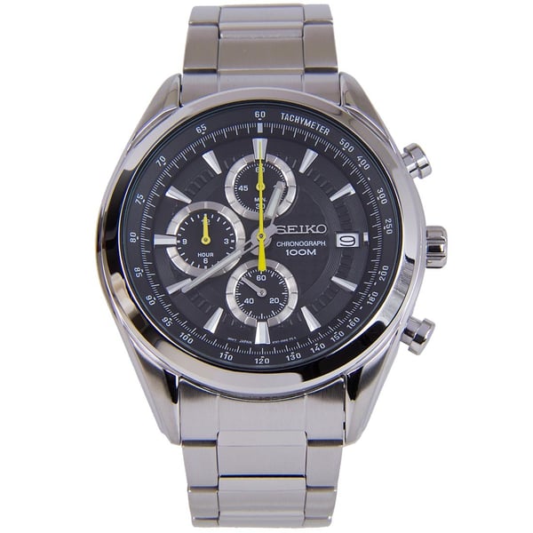 Buy Seiko Chronograph Silver Metal Analog Watch For Men Online in