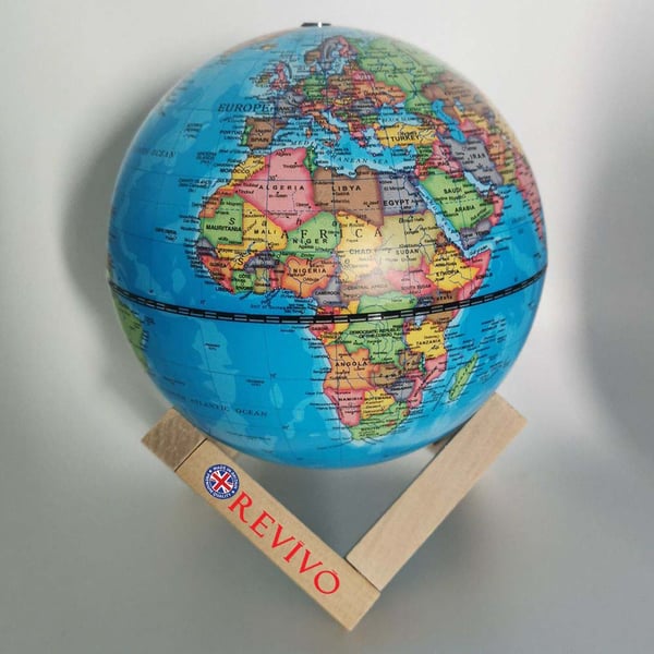 Revivo Creative Touch Lamp Globe(wireless chargeable) 14x14x18.5cm HW1401 Revivo Creative Touch Lamp Globe(wireless chargeable) 14x14x18.5cm HW1401