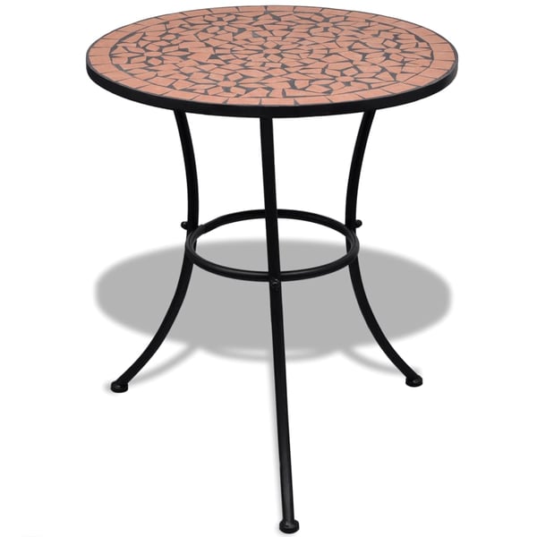 vidaXL Bistro Table Terracotta 60 cm Mosaic vidaXL Bistro Table Terracotta 60 cm Mosaic