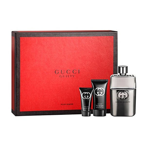 Gucci Guilty EDT 90ml+75ml Aftershave Balm +50ml Shower Gel Giftset Men  Ramadan Mega Sale price in Oman | Ramadan Mega Sale on Gucci Guilty EDT  90ml+75ml Aftershave Balm +50ml Shower Gel Giftset