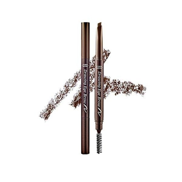 Etude House Drawing Eye Brow 0.25G Dark Brown Long Lasting Eyebrow Pencil Soft Textured Natural Daily Look Eyebrow Makeup Etude House Drawing Eye Brow 0.25G Dark Brown Long Lasting Eyebrow Pencil Soft Textured Natural Daily Look Eyebrow Makeup