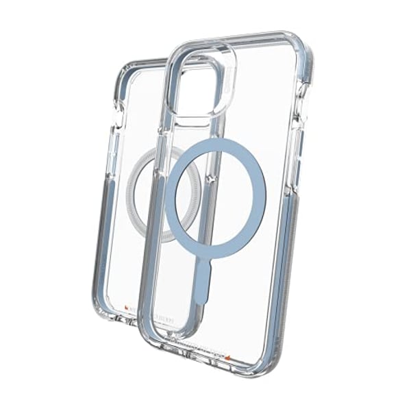 Gear4 Santa Cruz Snap designed for iPhone 13 case cover compatible with MagSafe with D30 Impact Protection upto 13 Feet / 4 Meter - Blue Gear4 Santa Cruz Snap designed for iPhone 13 case cover compatible with MagSafe with D30 Impact Protection upto 13 Feet / 4 Meter - Blue
