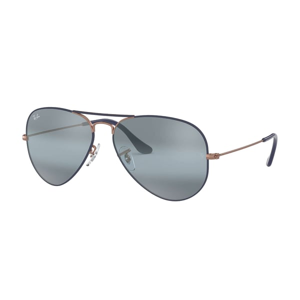 RayBan RB3025-9156AJ-58 Dark Blue/Bronze Copper Metal Unisex Sunglasses RayBan RB3025-9156AJ-58 Dark Blue/Bronze Copper Metal Unisex Sunglasses